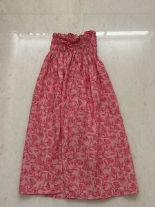 Pink Floral Smocked Sundress