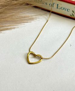 Open Heart Stainless Stell Necklace
