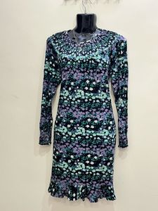 LOFT Floral Smocked dress