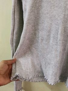 Ribbed Body Con Top