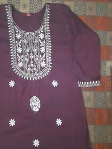 Elegant Embroidered Kurta