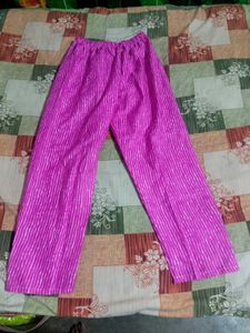 pink kurti set