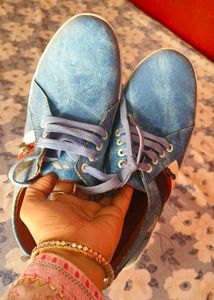 Blue denim Shoes