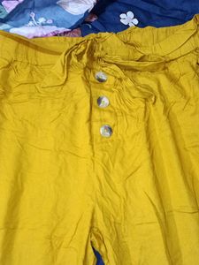 Mustard Colour Trouser