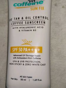 Detan ,Oil Control Coffee Sunscreen 🧴