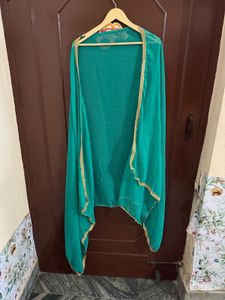 Cream Embroidered Lehanga