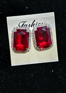 Red Rambo Stone Studs