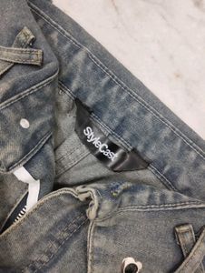 Vintage Y2k Bow Shaped Waist Highwaist Jeans