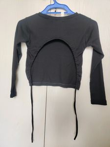 Backless Black Top