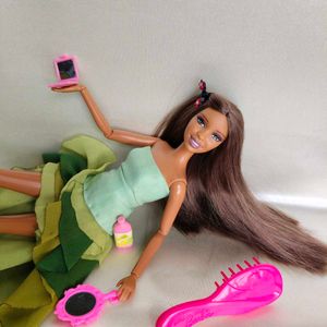 Iconic Barbie Doll + Accessories💚