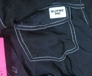 Black Cropped Shirt