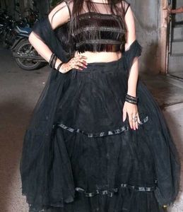 Elegant Black Lehenga Choli