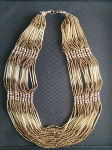 Elegant Beaded Statement Necklace