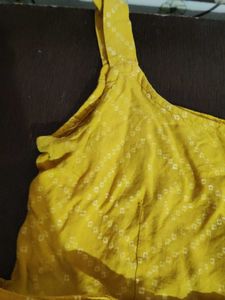 Yellow Short Kurti