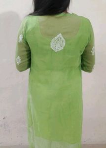 Absolutely New Mesh Chikankari Kurti