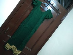 Bottle Green Colour Beautiful Suit