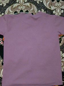 Purple Floral Graphic T-Shirt