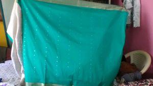 Elegant Green Saree