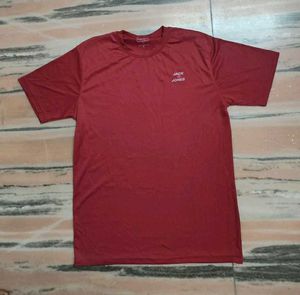 Jack &amp; Jones Maroon T-shirt