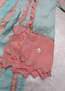 Patchwork 3 PC. Party Wear Suit