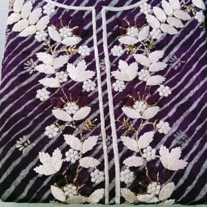 Elegant Purple Dress Material