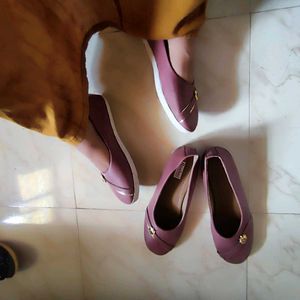 Mauve Ballerinas