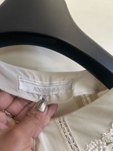 Vintage Style Lace Collar Blouse