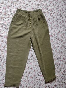 Zara Olive Trouser