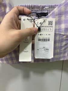 Zara Lavender Crop Top Size s