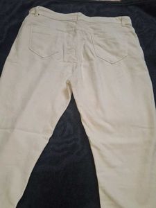 Beige Casual Jeans  Pants