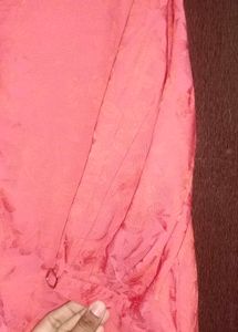 Red Ruffle Blouse Top