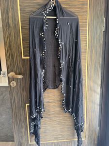 Black Embellished mirror work suit (check details)