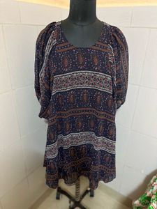 Paisley Print Dress
