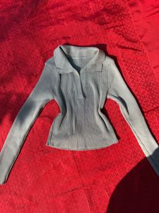 Ribbed Long Sleeve Top