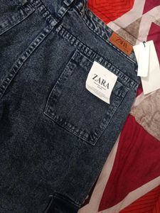 Zara Cargo Wide Leg Jeans