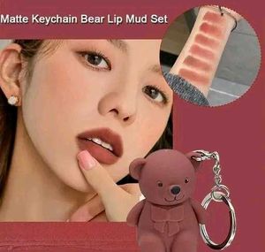 Teddy Bear Lip Gloss - Cute Keychain! 2 sets