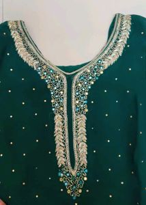 Heavy Wedding Dress With Hand Work