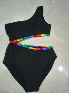 Chic One-Shoulder Swimsuit