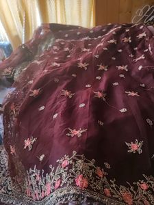 Beautiful bridal Gown With Zari Work