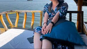 Dark Green Mosaic Dress