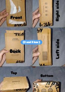 Set of 4 cardboard boxes/cartoon boxes