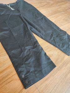 Summer Wear Black 3/4th Pants