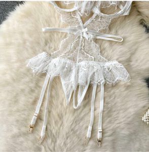 Melt His Mind With Lace Mesh Lingerie.
