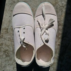 Canvas Lace-Up Sneakers