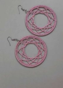 Crochet Dream Catcher Earrings