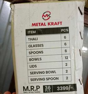 Metal Kraft 36-Piece Dinner Set