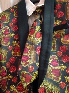 Rose Patterned Suit Set