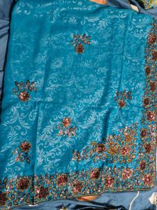 Party Wear Saree With Blouse