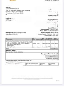 NoiseFit Twist Invoice Is Attached For Original