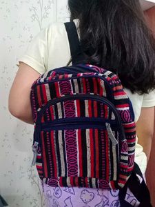 Tibetian Style Backpack Originally from Bhutan.